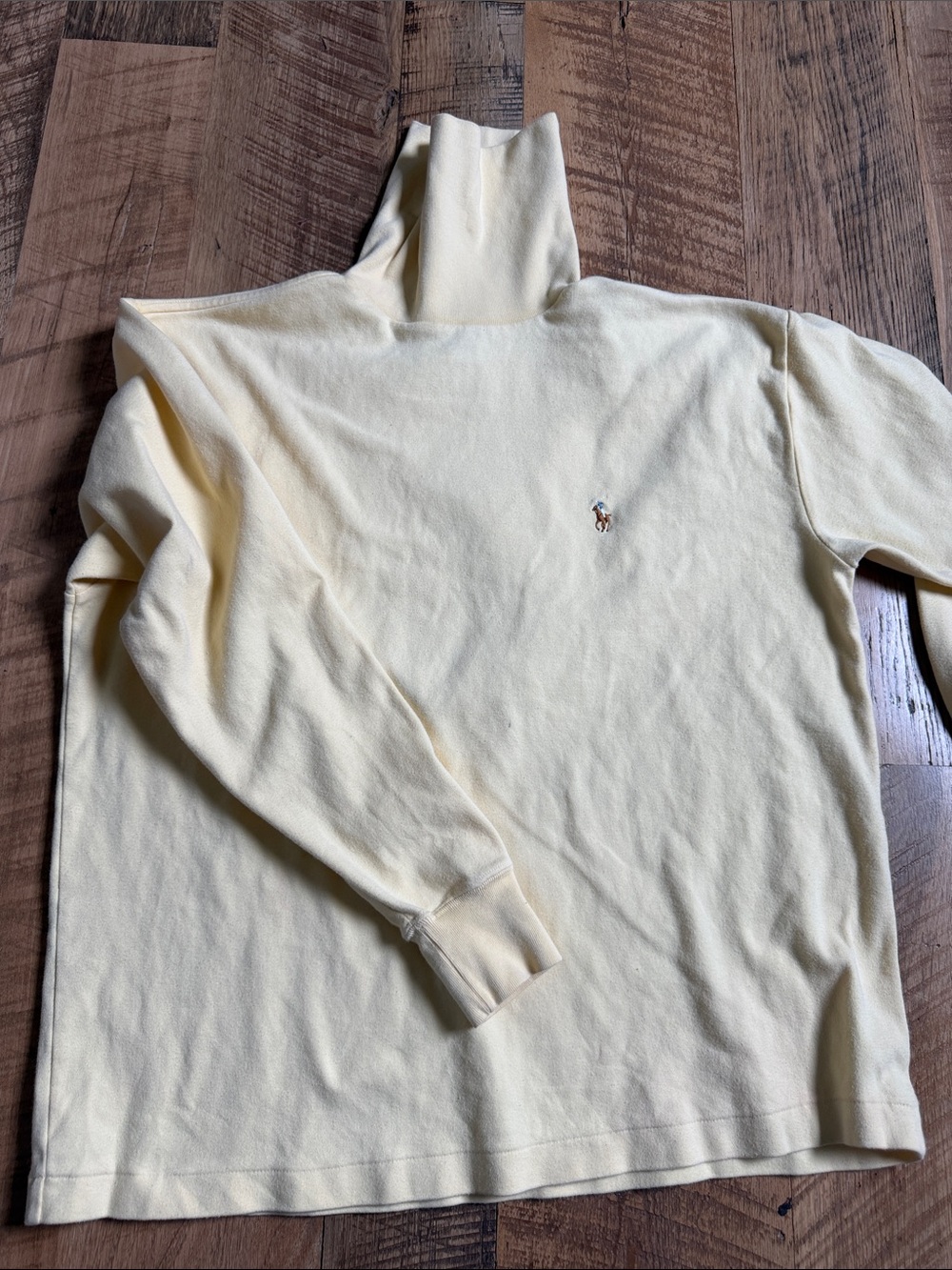 Ralph Lauren Pale Yellow Turtleneck